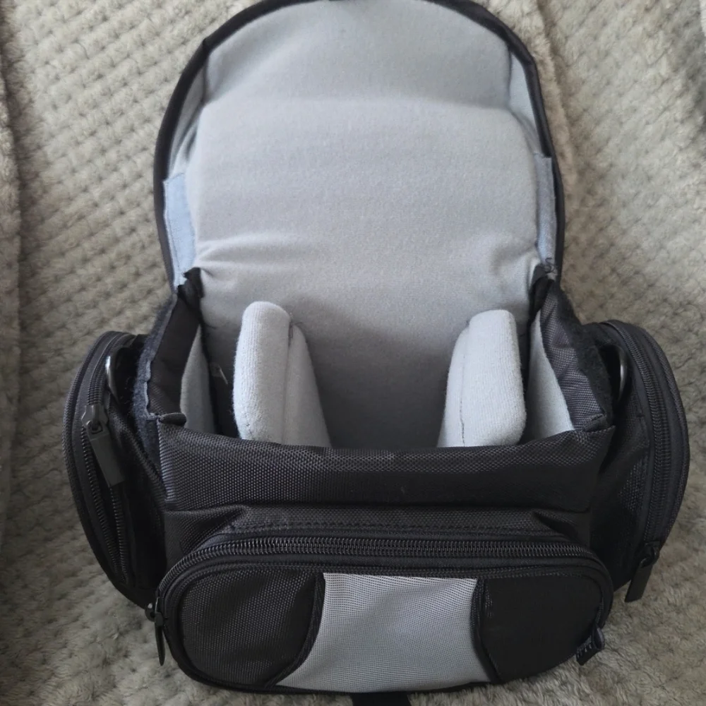 Extreme Gear Black And Gray Digital Camcorder/ Camera Bag